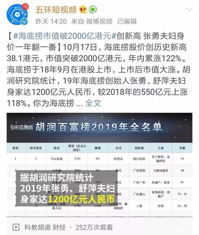 海底捞市值破2000亿：把不起眼的小事做到极致，就是成功 工作