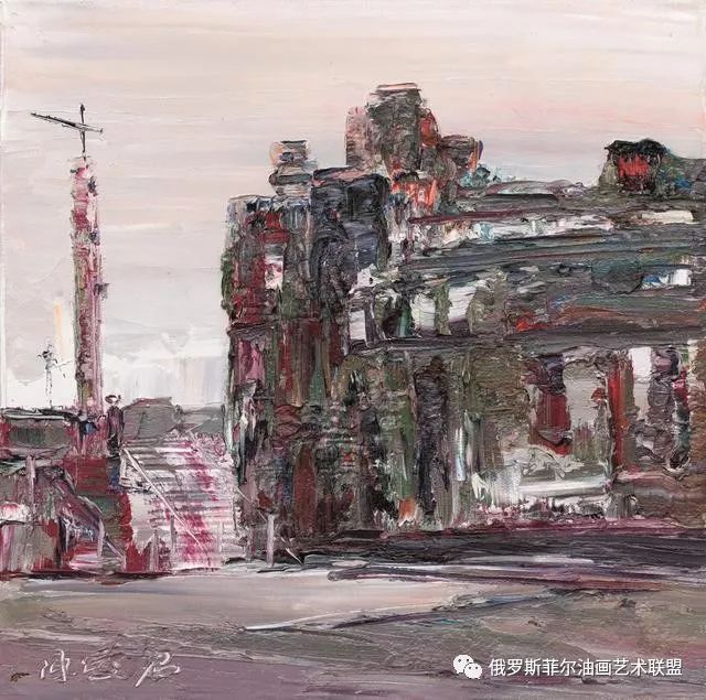 上海市美术家协会理事,著名画家陈燮君油画作品欣赏