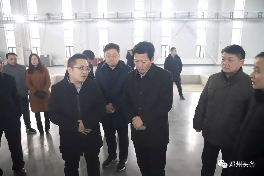 邓州新任代市长邓俊峰调研我市工业企业发展情况