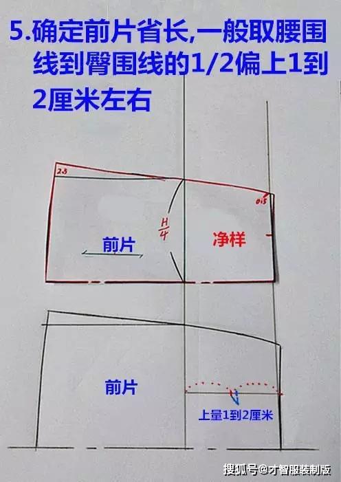 3种裙子打版教程基本款纸样裁剪教程才智服装