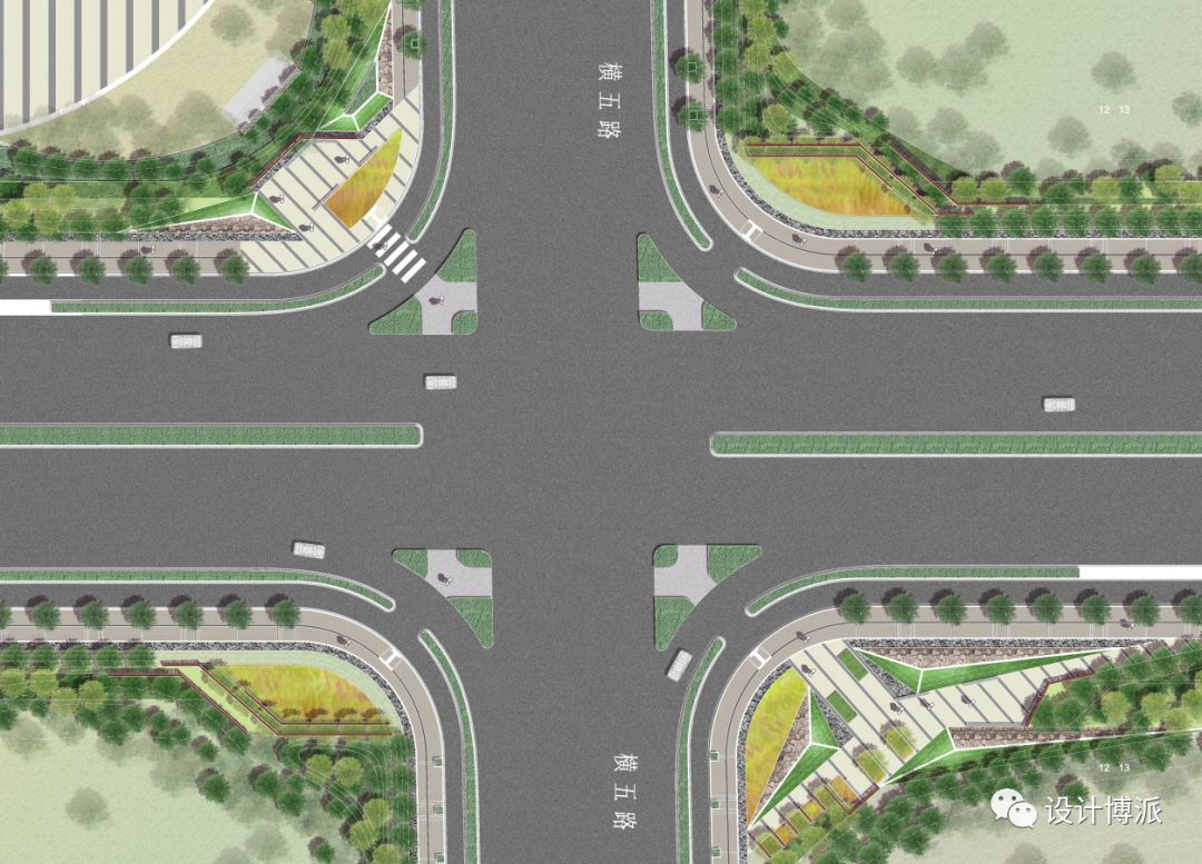 今天带你一起研究最新道路景观平面图