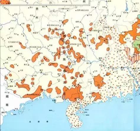广西省人口_广西这个人口密集地区却存在一个地级市真空地带,未来会调整吗