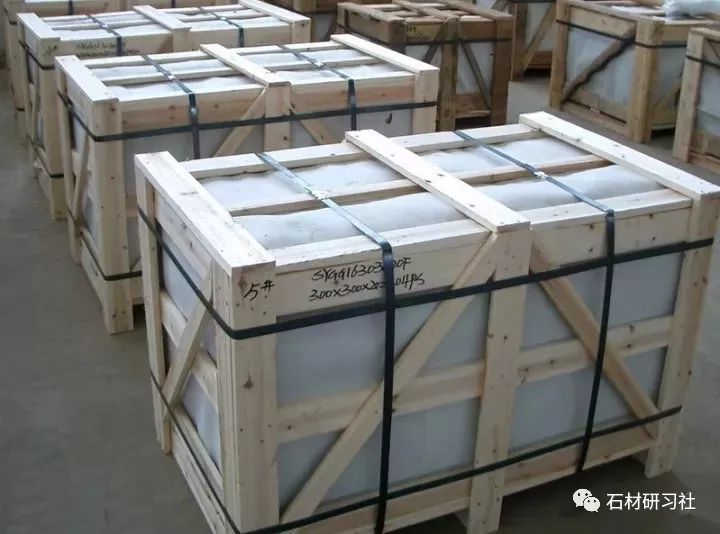 石材人必知 石材成品的包装装运存储_木箱