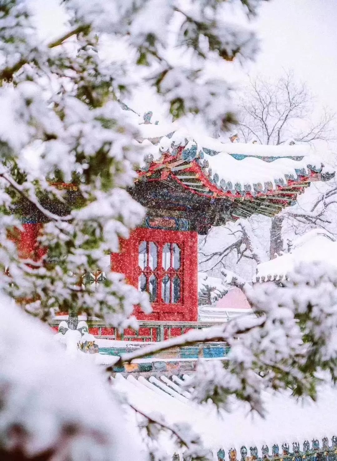 一场初雪,迎来小寒,尽赏中国古建之美!_雪景