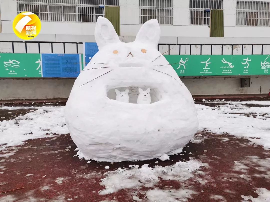 西安预计今天迎来降雪?不如先来看看交通状况和雪人