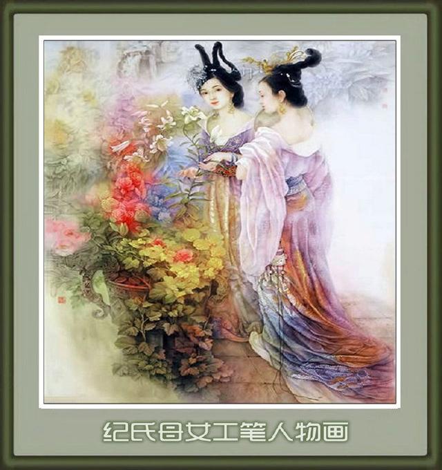 笔底锦绣入画来纪淑文邱皓邱月母女作品欣赏