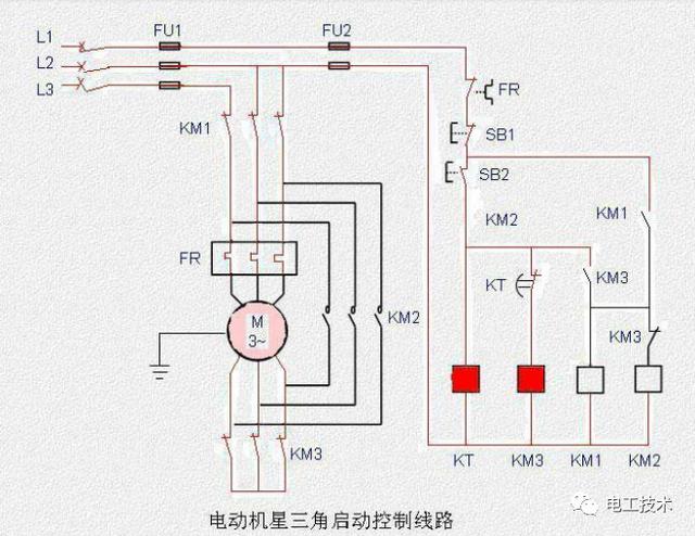 电机星三角启动注意事项图文讲解