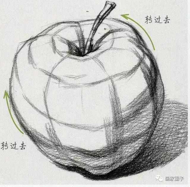 超强干货丨素描学习之苹果和梨