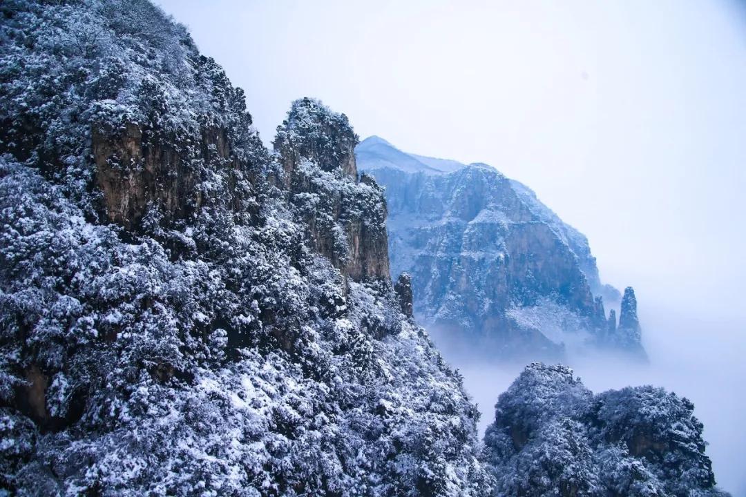 雪后的云台山惊艳整个冬天!