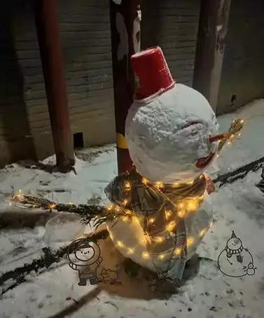 堆雪人英文怎么说?