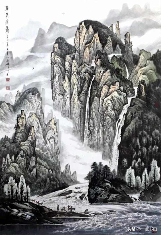 山水画作品分享 6a9c4f77018b4903bac15ce70eed2347.jpeg