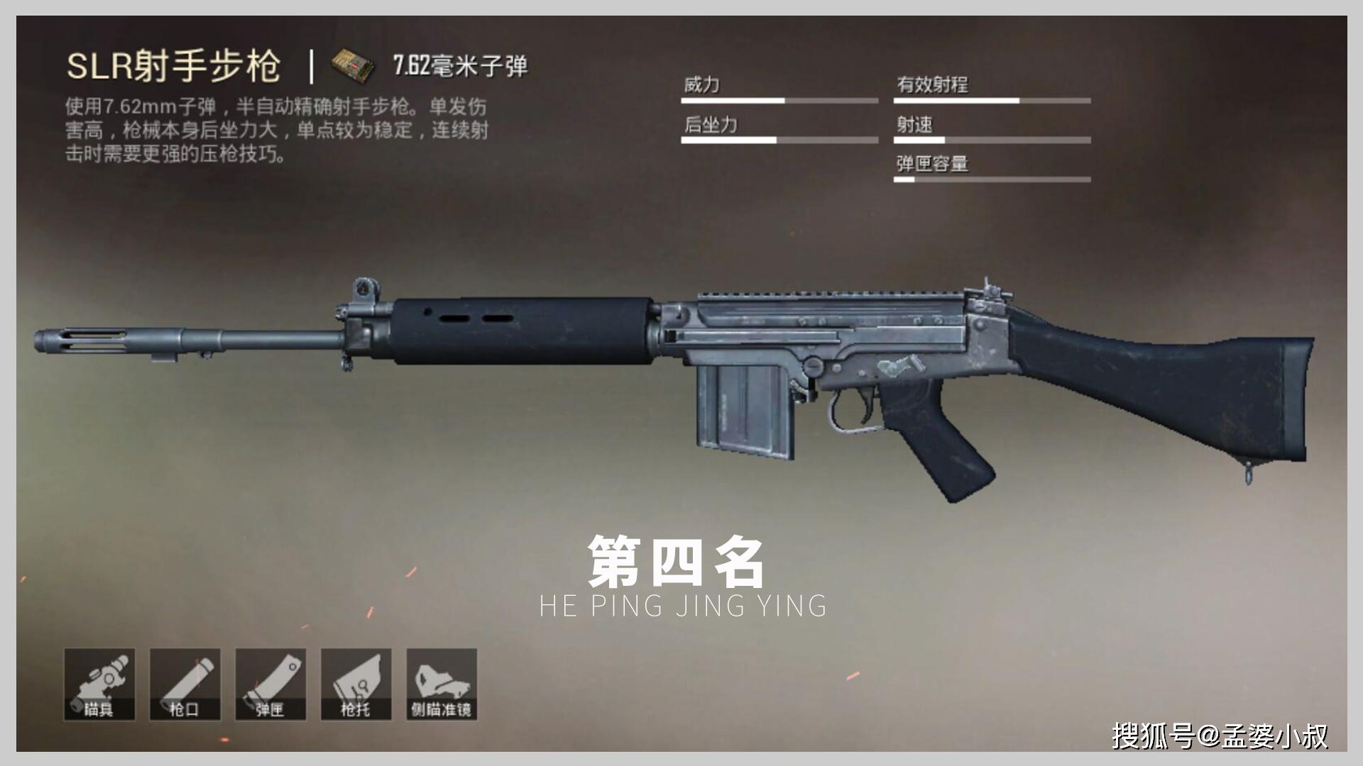 和平精英的武器库中,突击步枪和栓动狙是大热,而射手步枪则介于这二者