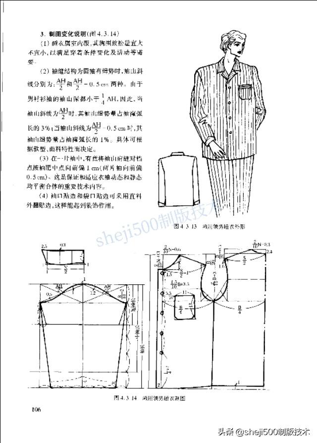 男衬衫制图与缝制全解想学习衬衣赶紧收藏起来吧