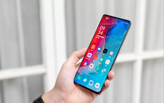 始于颜值终于实力 oppo reno3 pro pantone经典蓝定制