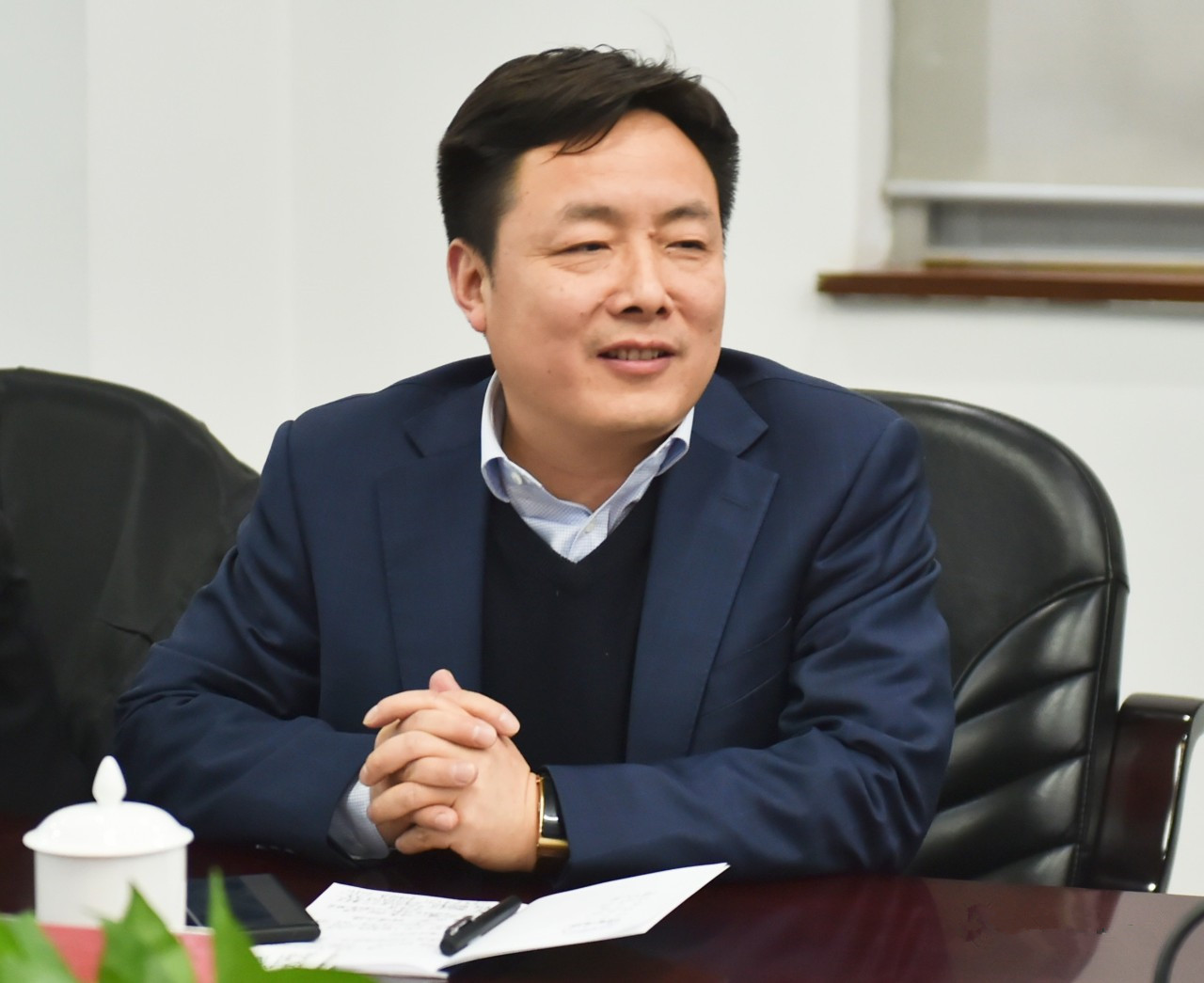 李景超发言"回家的感觉真好,调往中铁二十三局任副总经理的陈向鸿