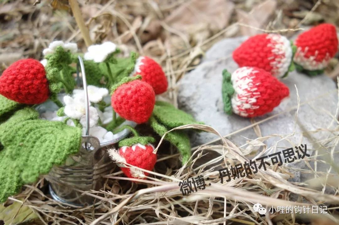 新年团钩:冬日恋歌,跟随老师来钩超人气草莓!