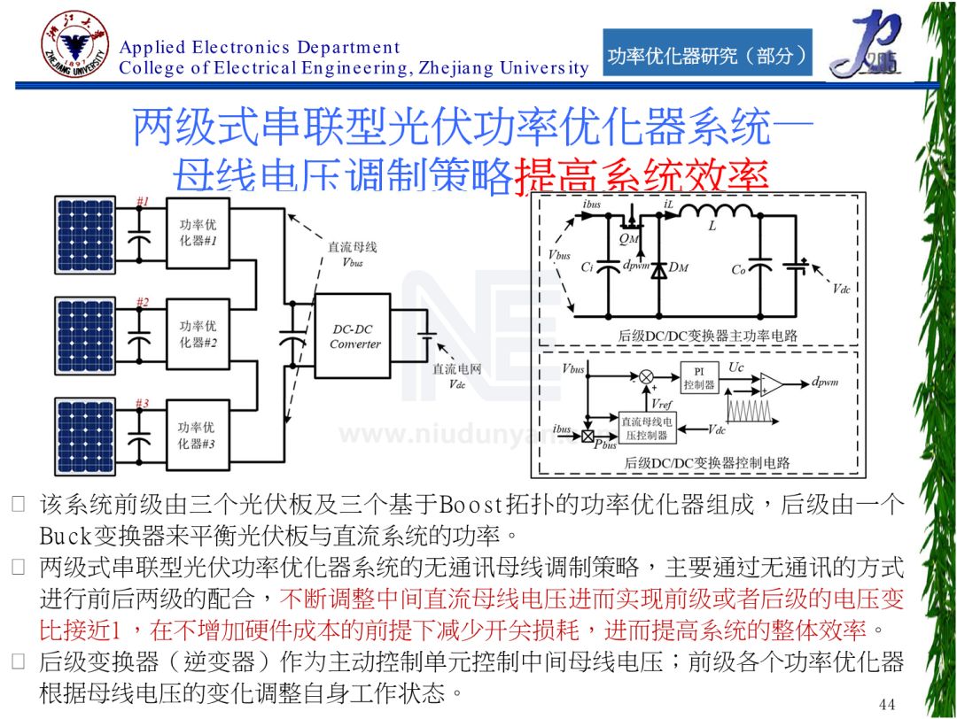 模块化光伏应用中微型逆变器和功率优化器研究