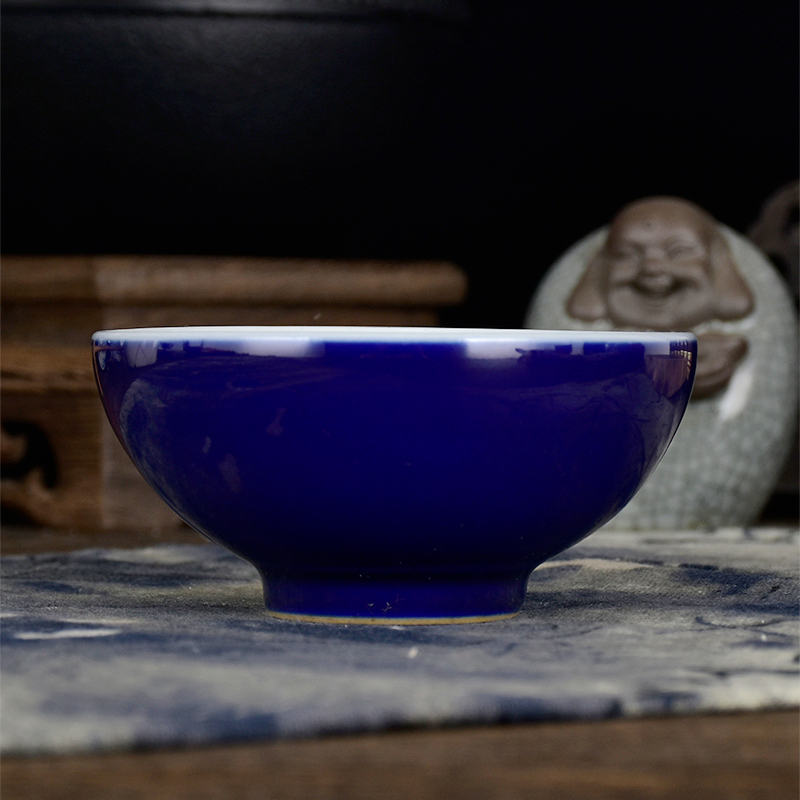 1962年景德镇建国瓷厂赠上海博物馆祭蓝品茗杯_搜狐网