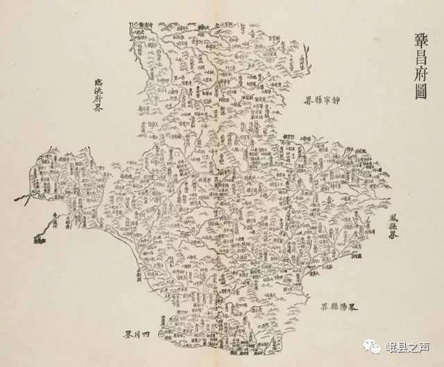 文化岷州古代地图里岷县的前世与今生