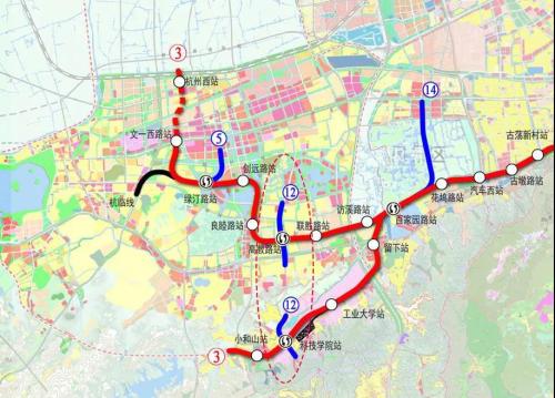 定了义桥纳入地铁四期闲林将通地铁12号线而崇贤