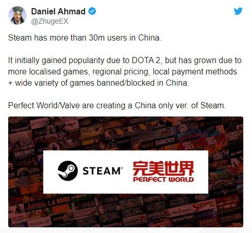Steam统计 简体中文占有率首超英语成最大语系市场 中国