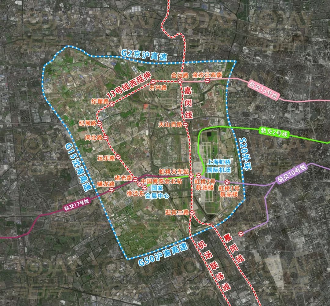 关注最新解读虹桥商务区最新轨道交通规划前期方案已基本被推翻未来
