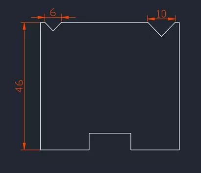 各式各样的折弯机上下模cad尺寸你用过几个