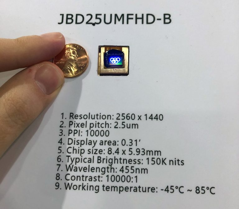 JBD的 micro LED，為 AR帶來最亮的微LED顯示器，比蘋果11亮4800倍 熱門 第2張