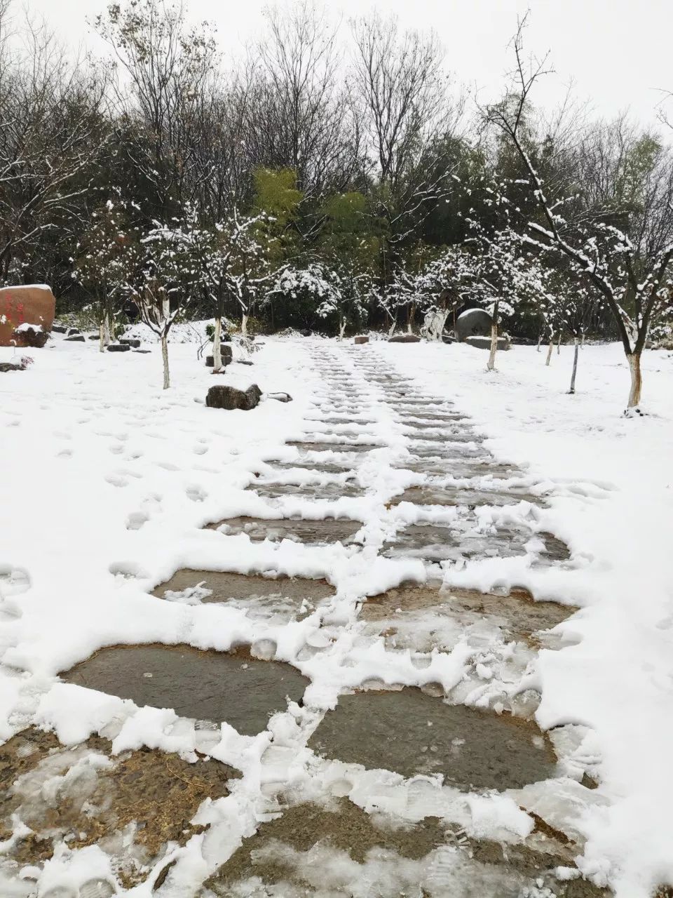 下雪了