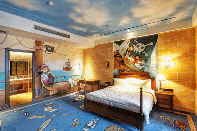 客 房 森林树屋,骑士屋, 水手屋,飞行屋,冰屋,珊瑚房 …… 各色主题