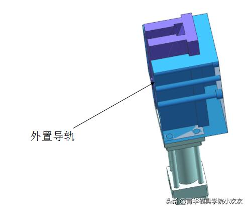 汽车模具前模抽芯结构设计