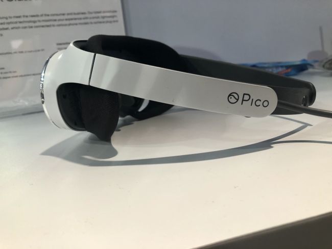 超短焦VR头显Pico VR Glass亮相CES 2020 
