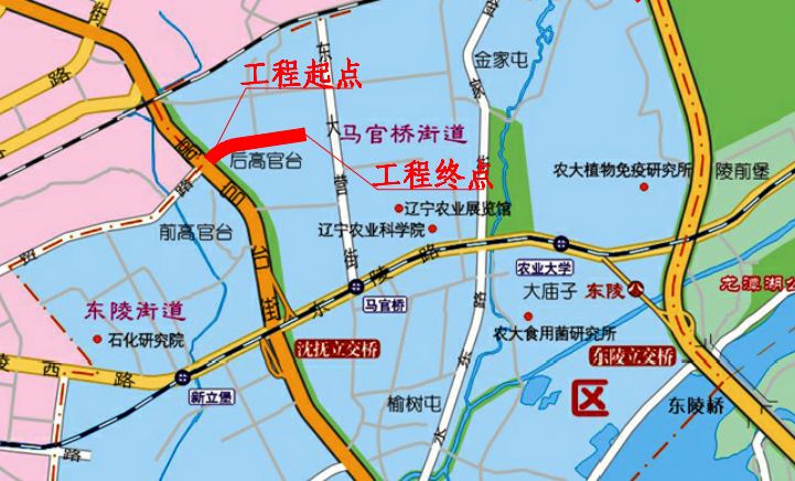 沈河区城市建设局的沈阳市2019年小区配套路(一期)东星小区南规划路