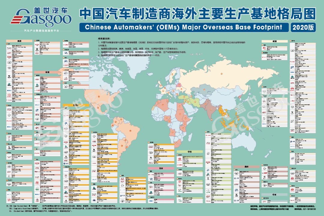 具体以下方简介和高清大图为准中国汽车制造商海外主要生产基地布局图