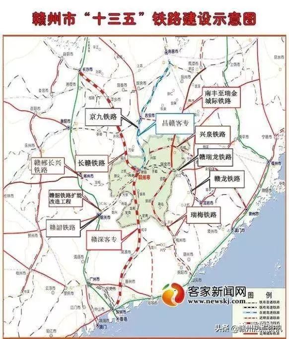 赣州市铁路建设办公室回复: 新建瑞梅铁路项目拟途经我市 瑞金,会昌