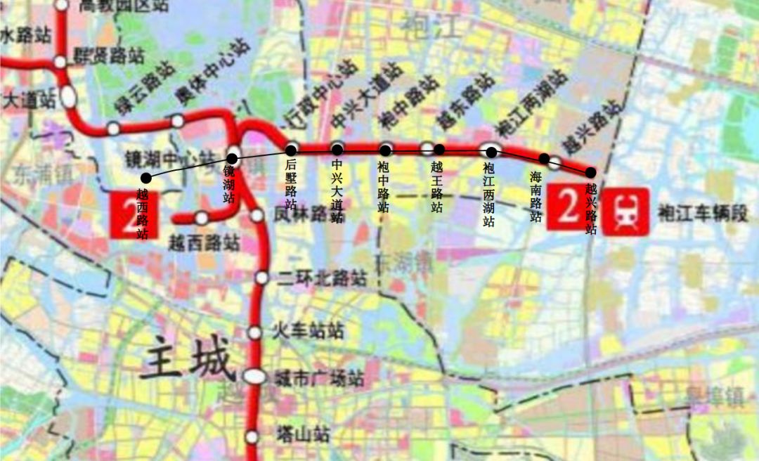 【最绍兴】绍兴地铁2号线迎来最新进展!站点具体位置规划公示.
