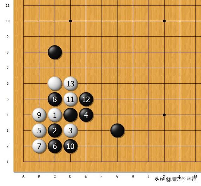 掌握这2种基本手法,挂星位大飞守角被夹攻,再也不惧