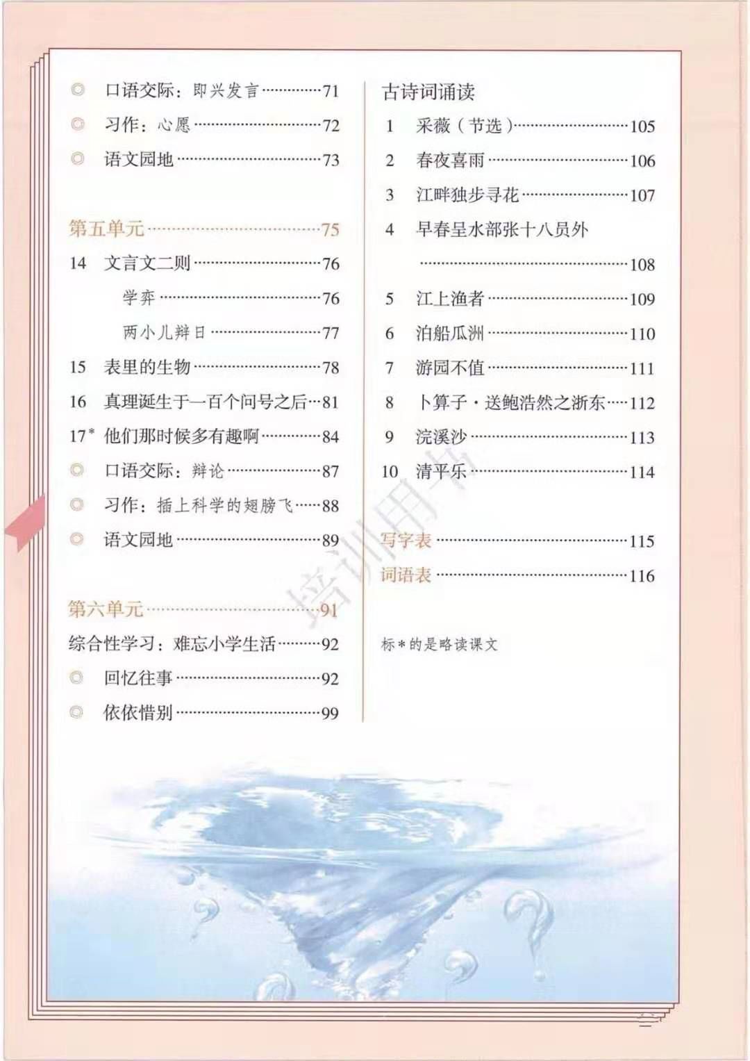 (电子版)最新2020春统编语文六年级下册电子教材,孩子寒假预习语文!