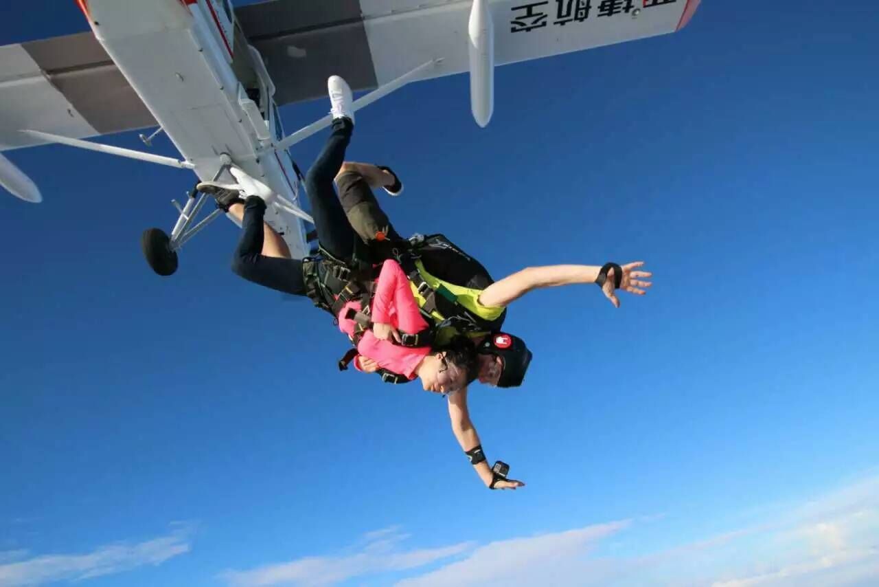 多人跳伞在空中的造型是如何训练的?