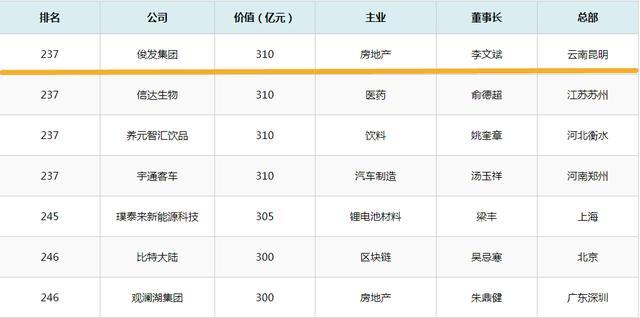 俊发地产排名_俊发地产李俊老婆陈燕(3)