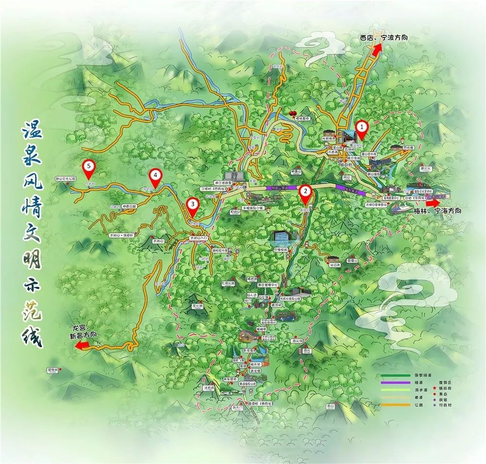 宁海的这个温泉小镇一村一品这里藏着别样风情