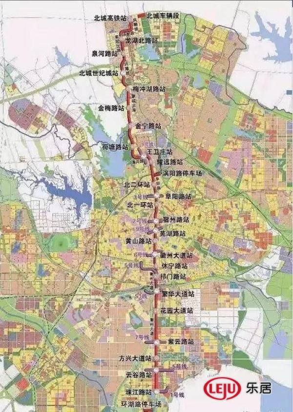 合肥地铁4号线计划2021年开通5号线8号线s1号线再爆新进展