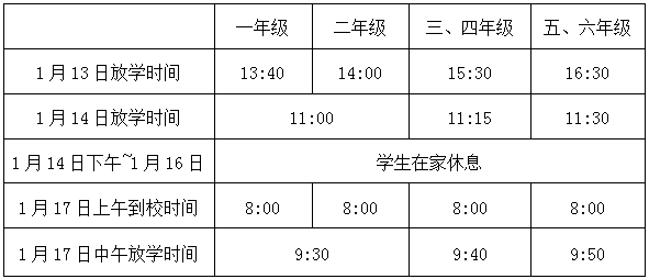 2020年四年级期末考_2020年常州、徐州、无锡小学初中高中期末考试时间