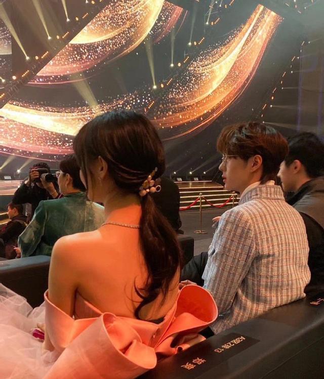 微博之夜明星台下生图,郑爽刘亦菲迪丽热巴太