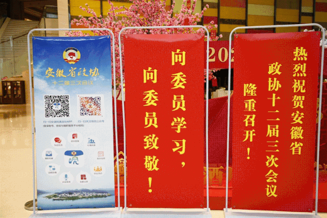 政协委员们今天报到啦!gif动图带你看现场