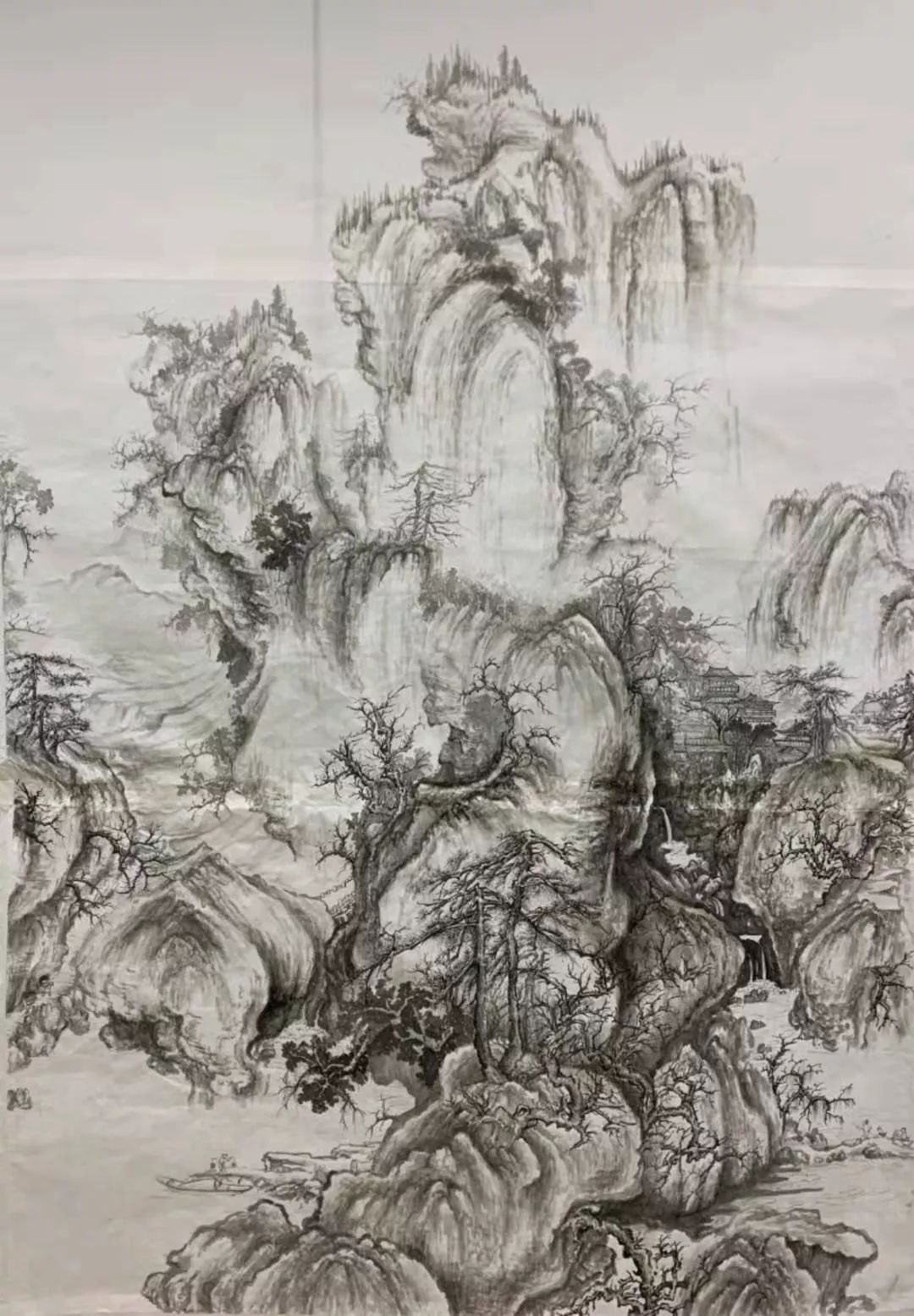 课程展16美师中国山水画作品