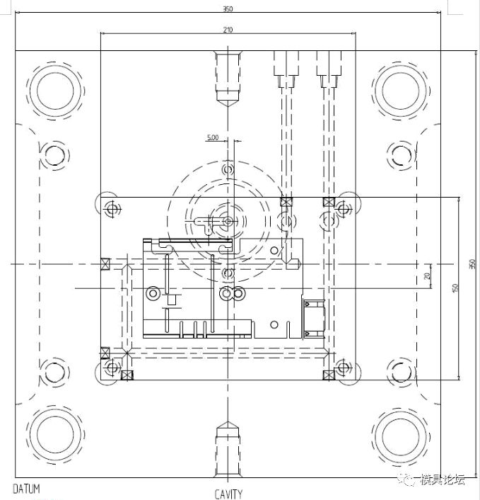 模压支架注塑模设计要点 3d_模具