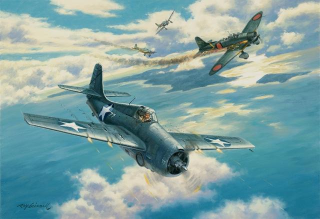 遏制日本"零战"神话,格鲁曼的小老虎,f4f"野猫"战斗机