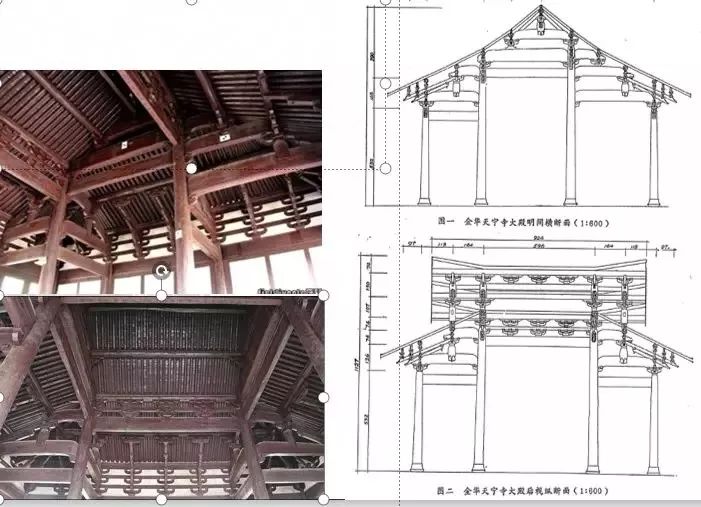 由于穿斗式或者混合的灵活的柱网结构,厅堂木结构建筑内部柱网并不