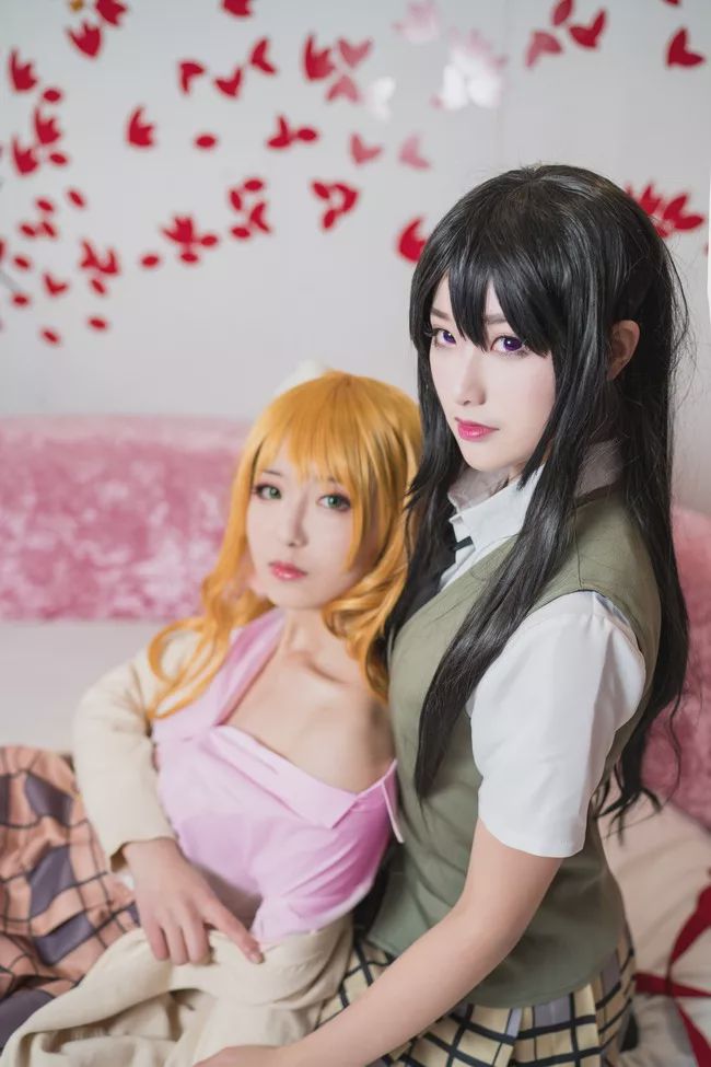 cosplay:《citrus》蓝原柚子,蓝原芽衣